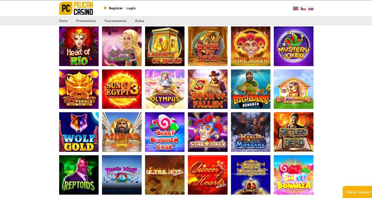 Siatka automatów w lobby z paskiem kategorii u góry Siatka automatów w lobby z paskiem kategorii u góry